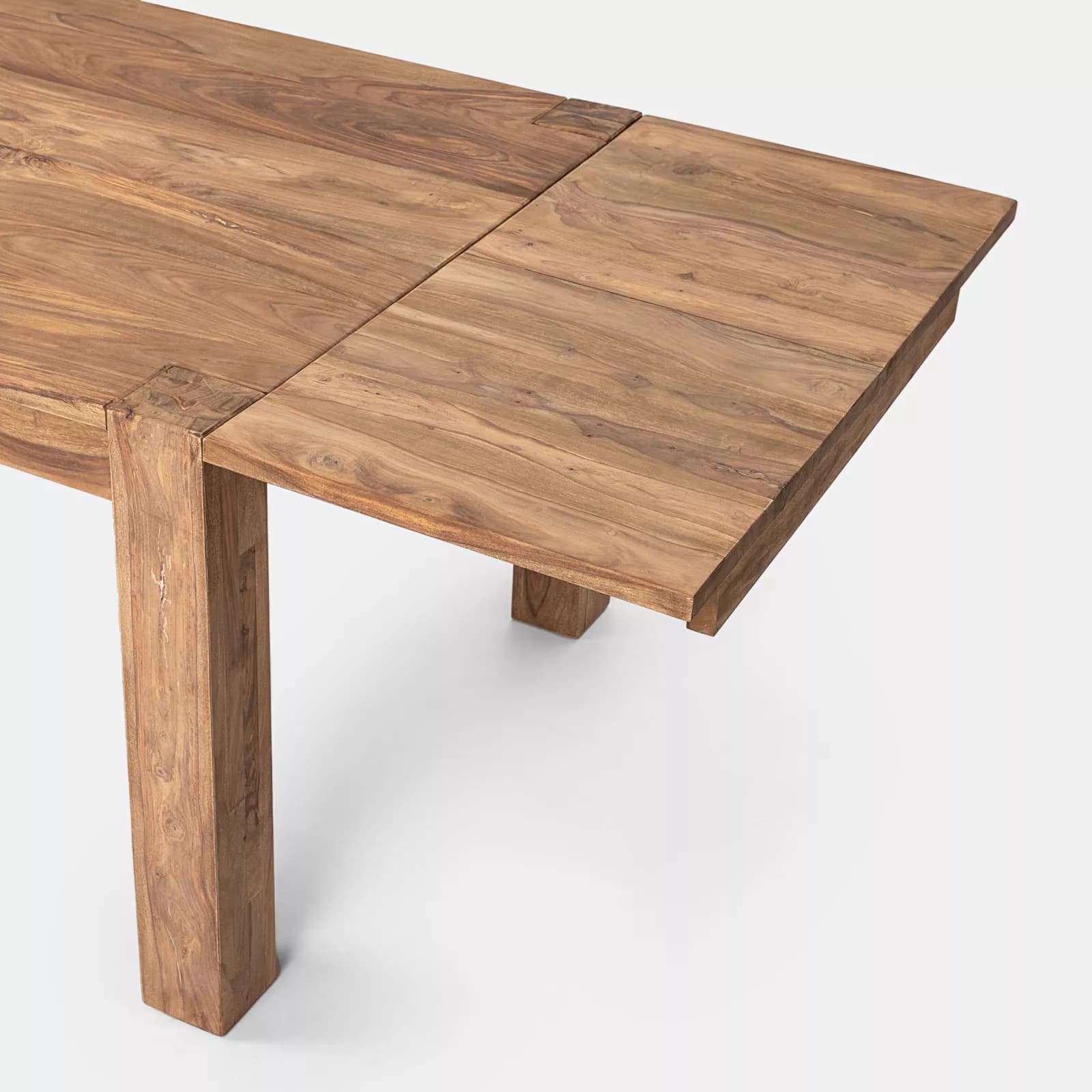 Tavolo allungabile 180-280x100 cm in legno sheesham - Freia Sheesham