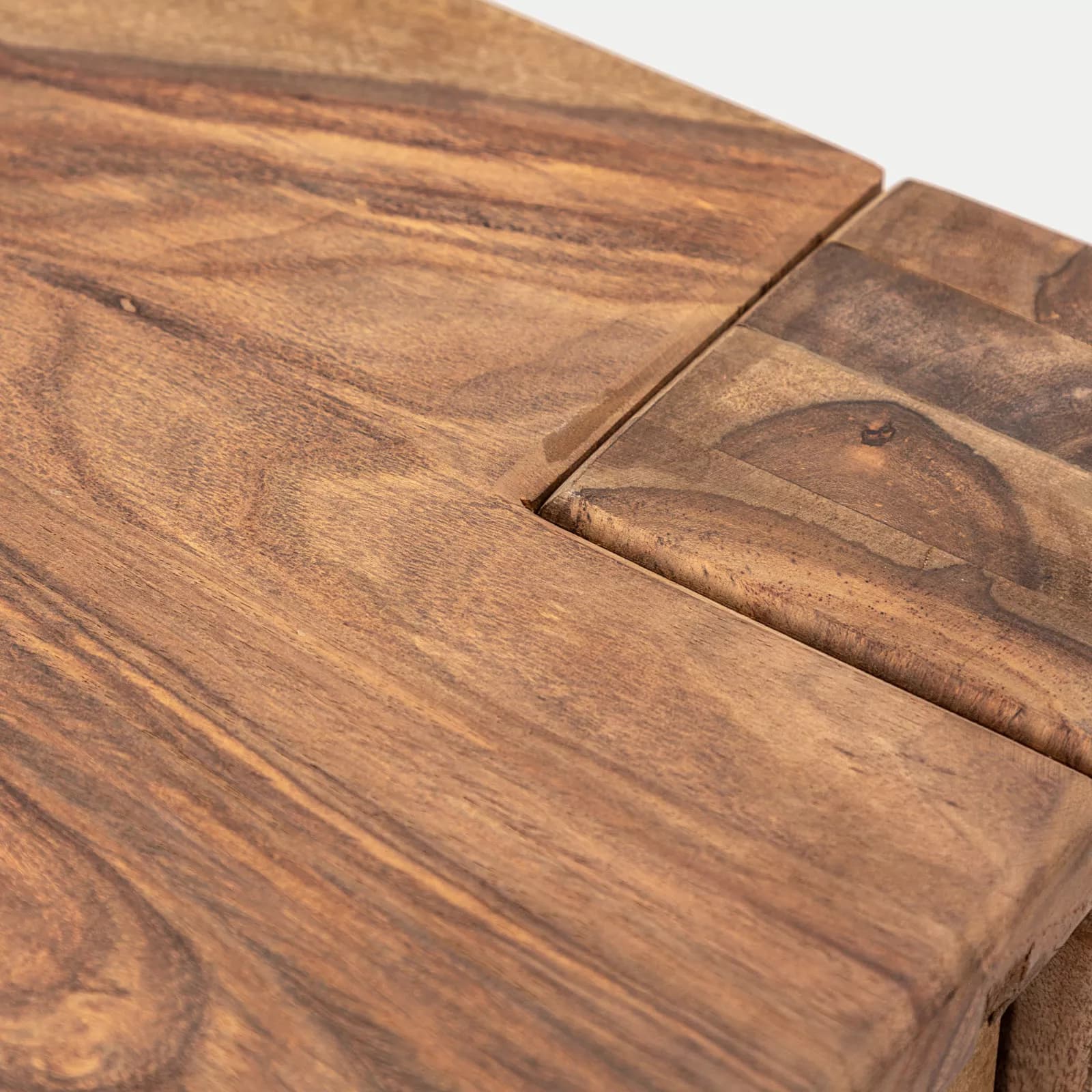 Tavolo allungabile 180-280x100 cm in legno sheesham - Freia Sheesham