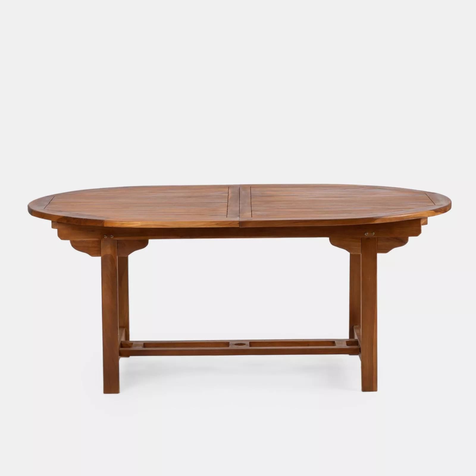 Tavolo da pranzo allungabile 180/240x120 cm in legno teak - Louis