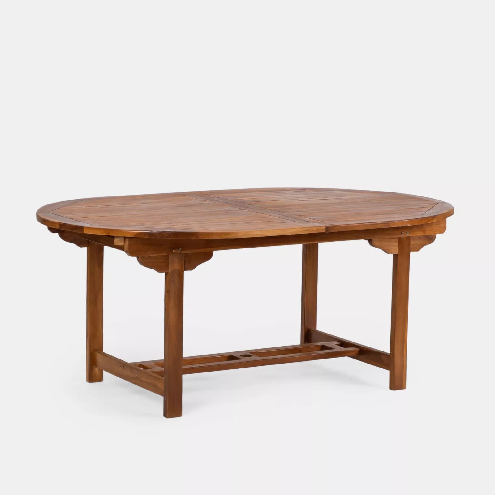 Tavolo da pranzo allungabile 180/240x120 cm in legno teak - Louis