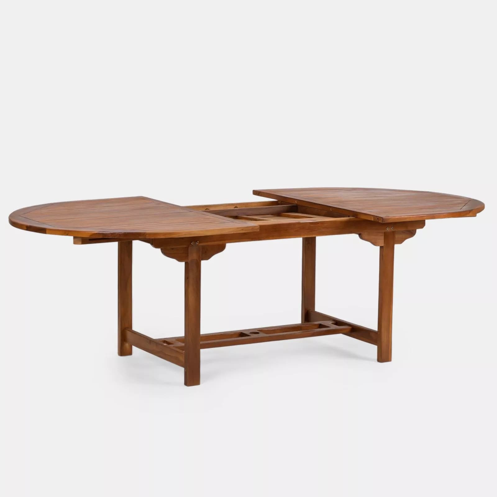 Tavolo da pranzo allungabile 180/240x120 cm in legno teak - Louis