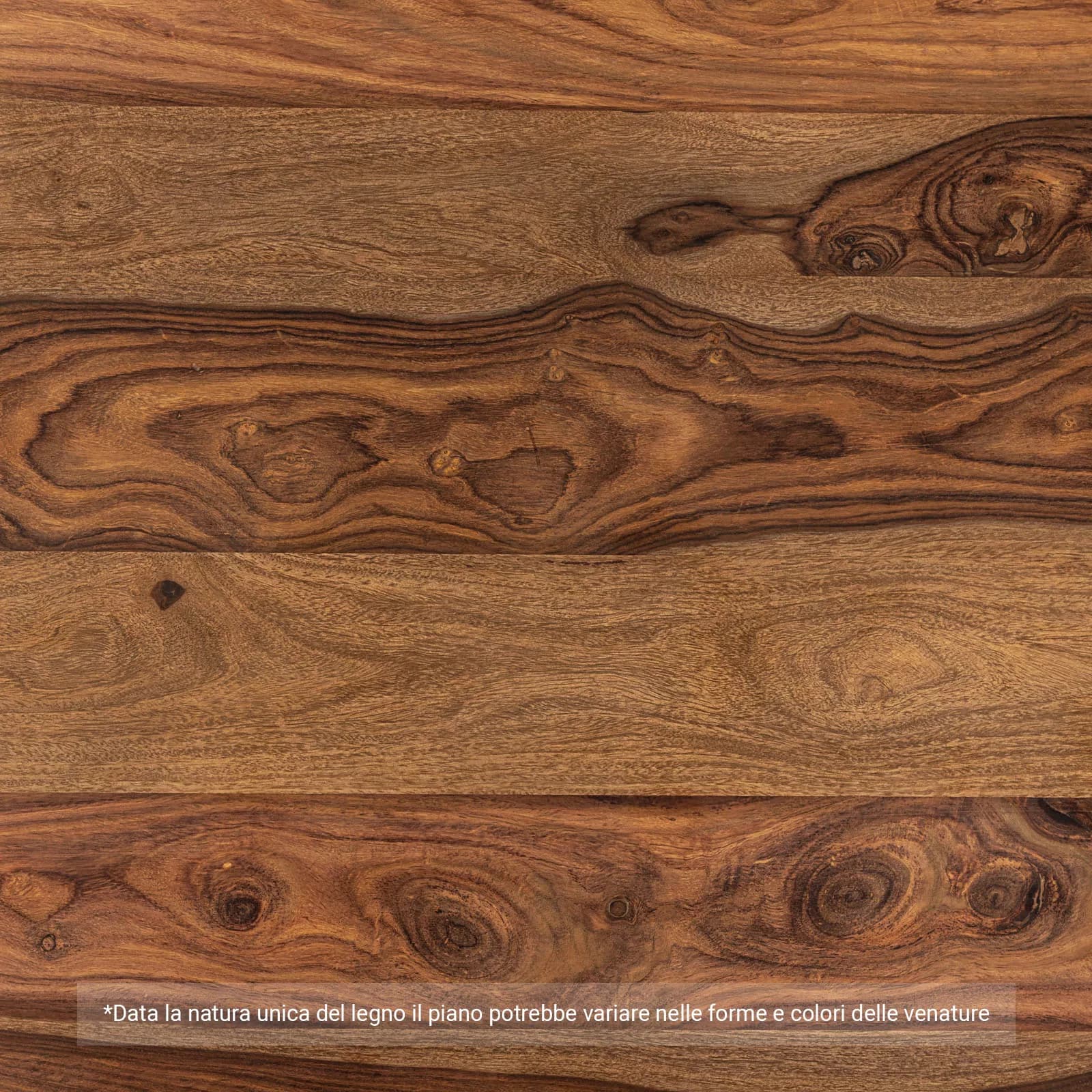 Tavolo 200x100 cm in legno sheesham - Freia Sheesham