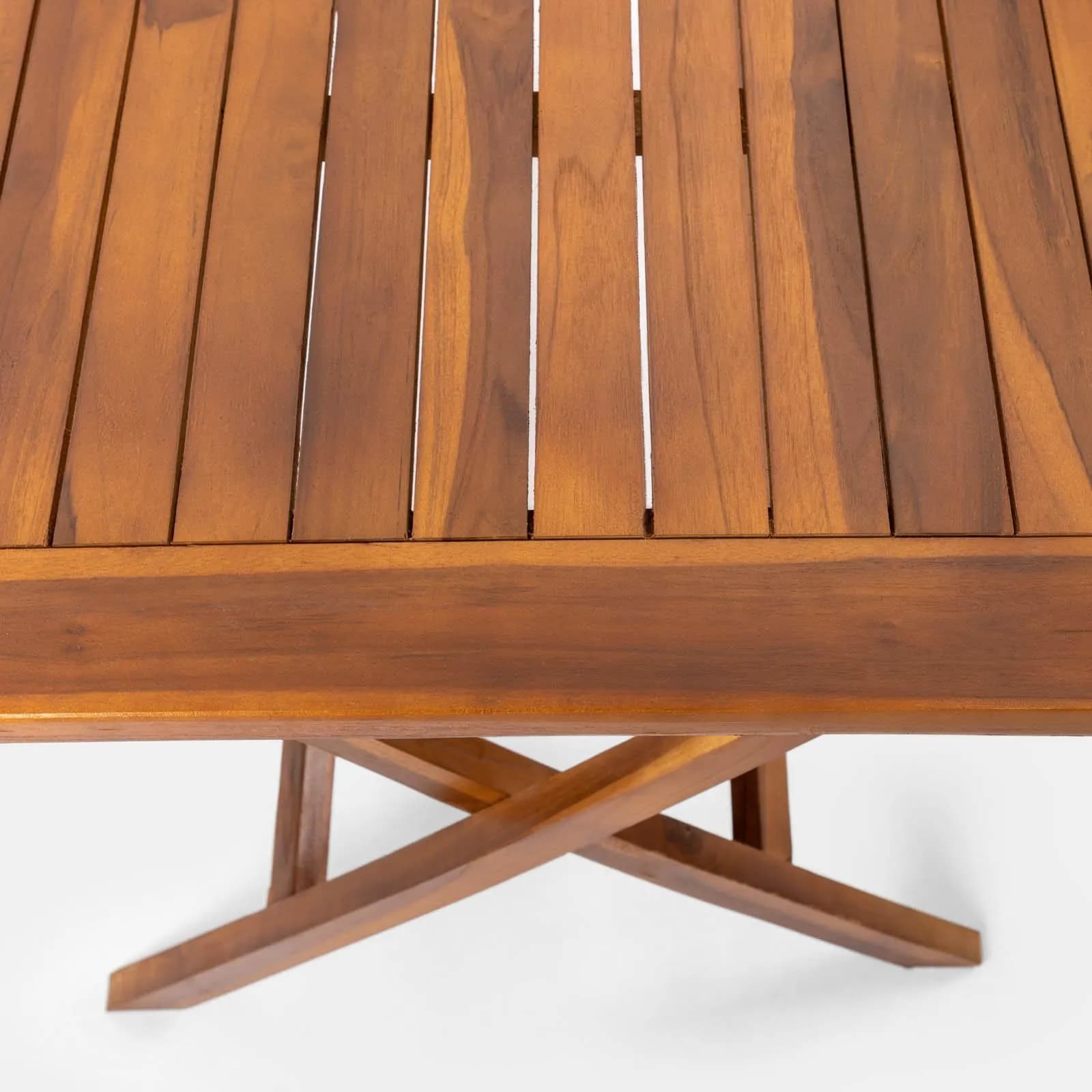 Tavolo da giardino 120x70 cm in legno teak - Louis