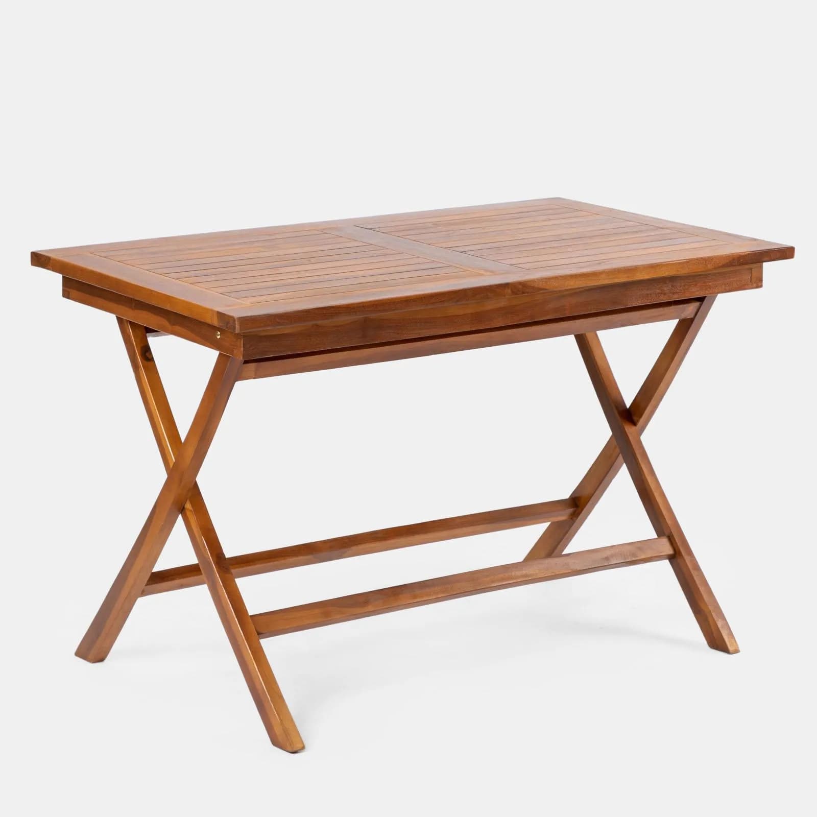 Tavolo da giardino 120x70 cm in legno teak - Louis