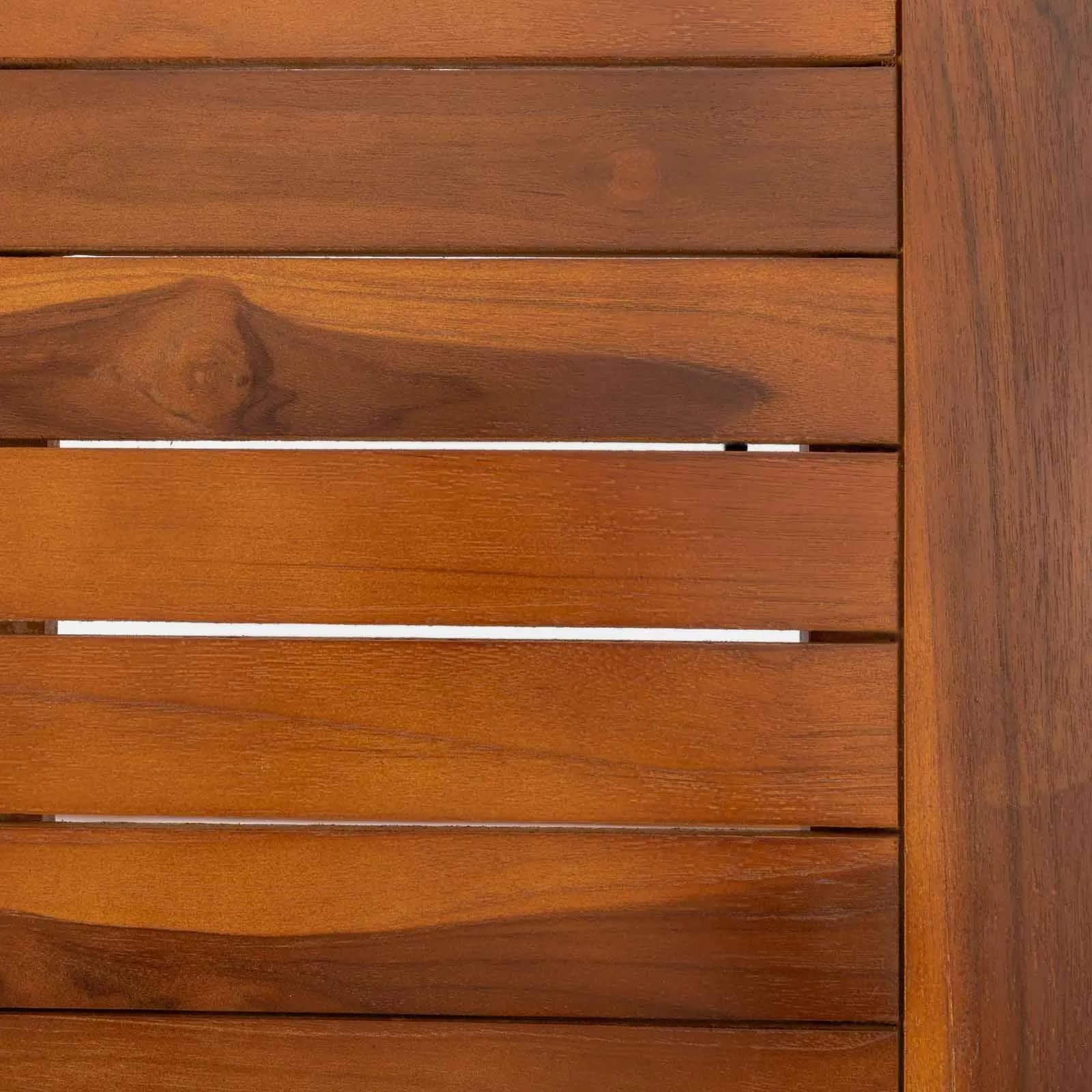 Tavolo da giardino 120x70 cm in legno teak - Louis