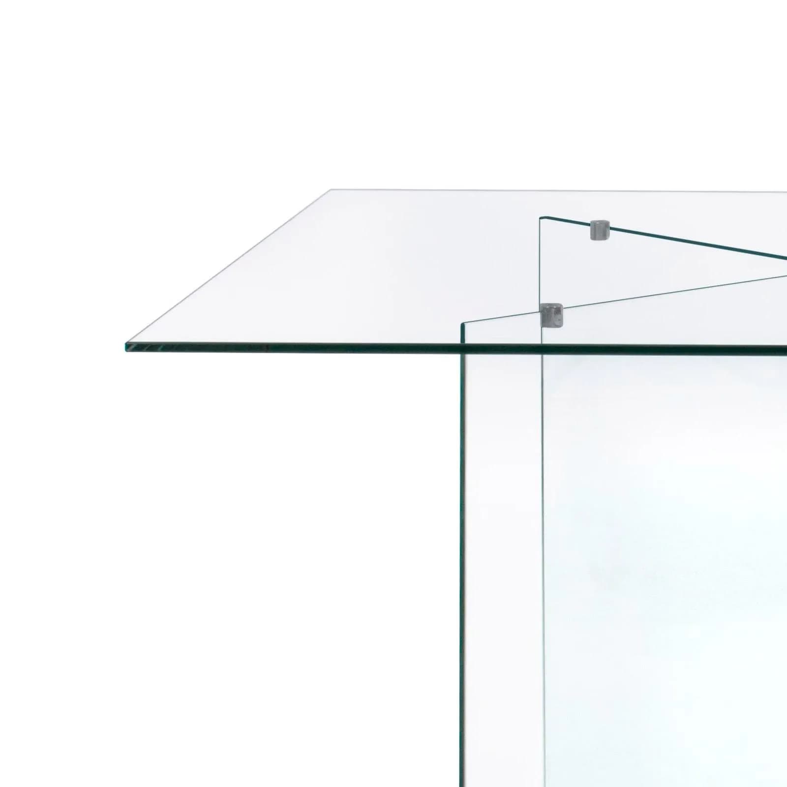 Tavolo rettangolare 180x90 cm vetro temperato - City