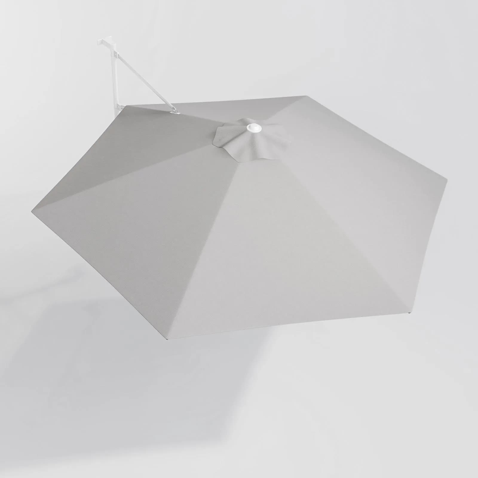Telo di ricambio grigio per ombrellone da parete Wall da 270 cm in poliestere 180 gr