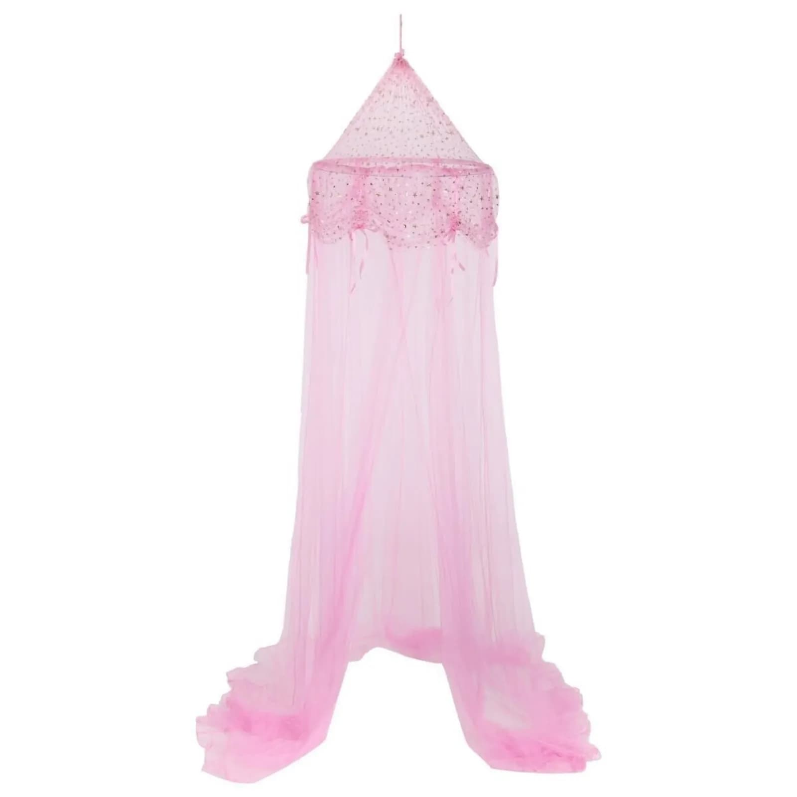 Tenda baldacchino per bambini D60 cm tessuto rosa - Timothy Kids