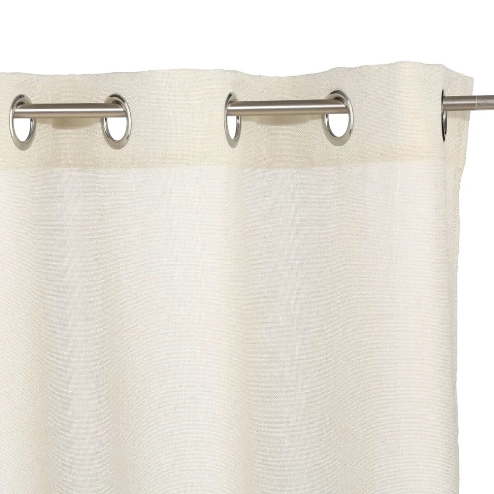 Tenda filtrante 140x260h cm in tessuto crema