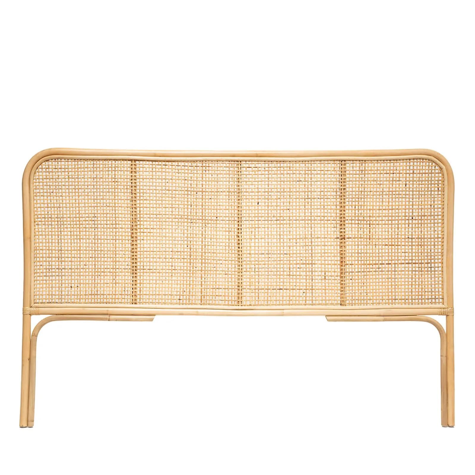 Testata per letto matrimoniale 160x100h cm in rattan naturale