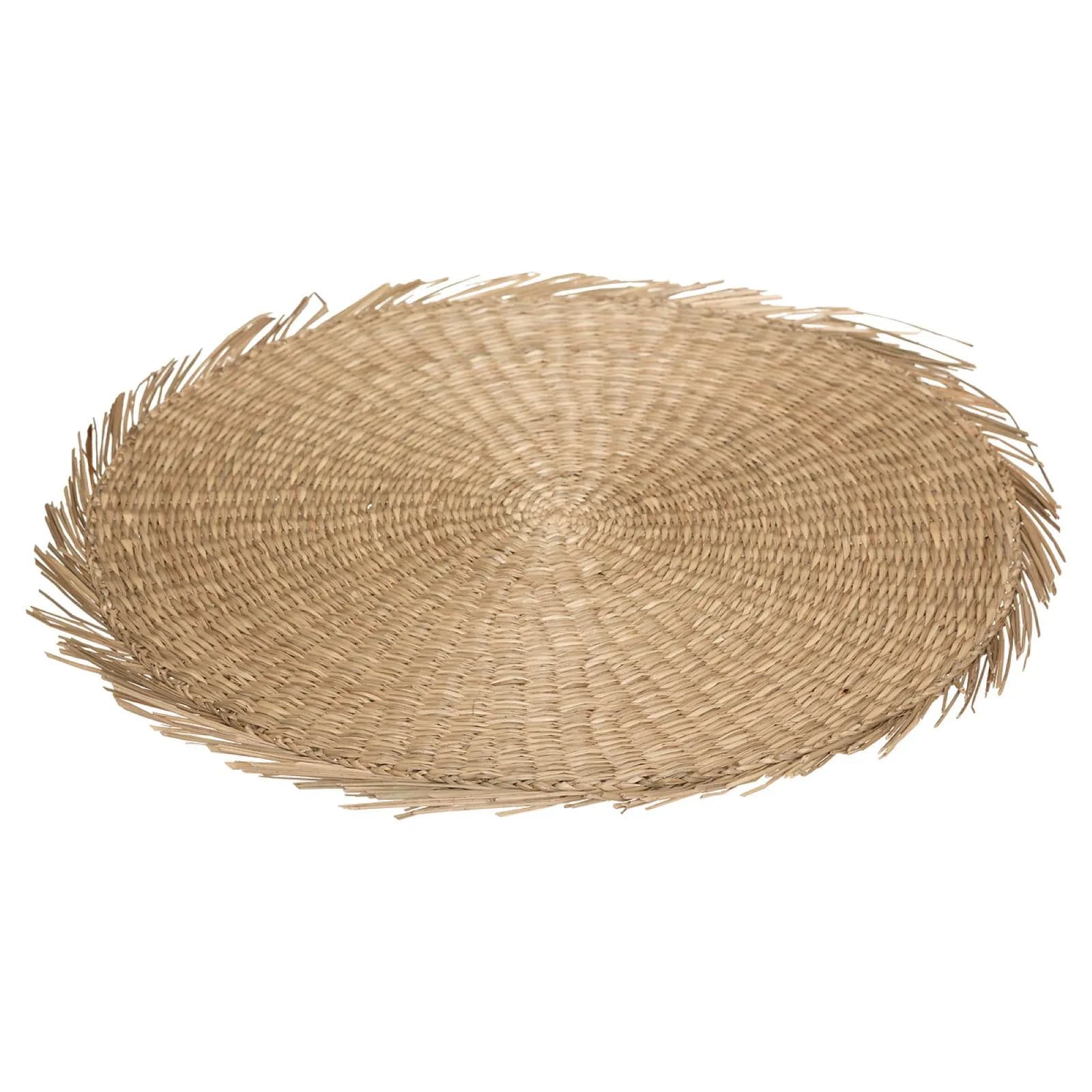 Tovaglietta rotonda 40 cm intreccio naturale