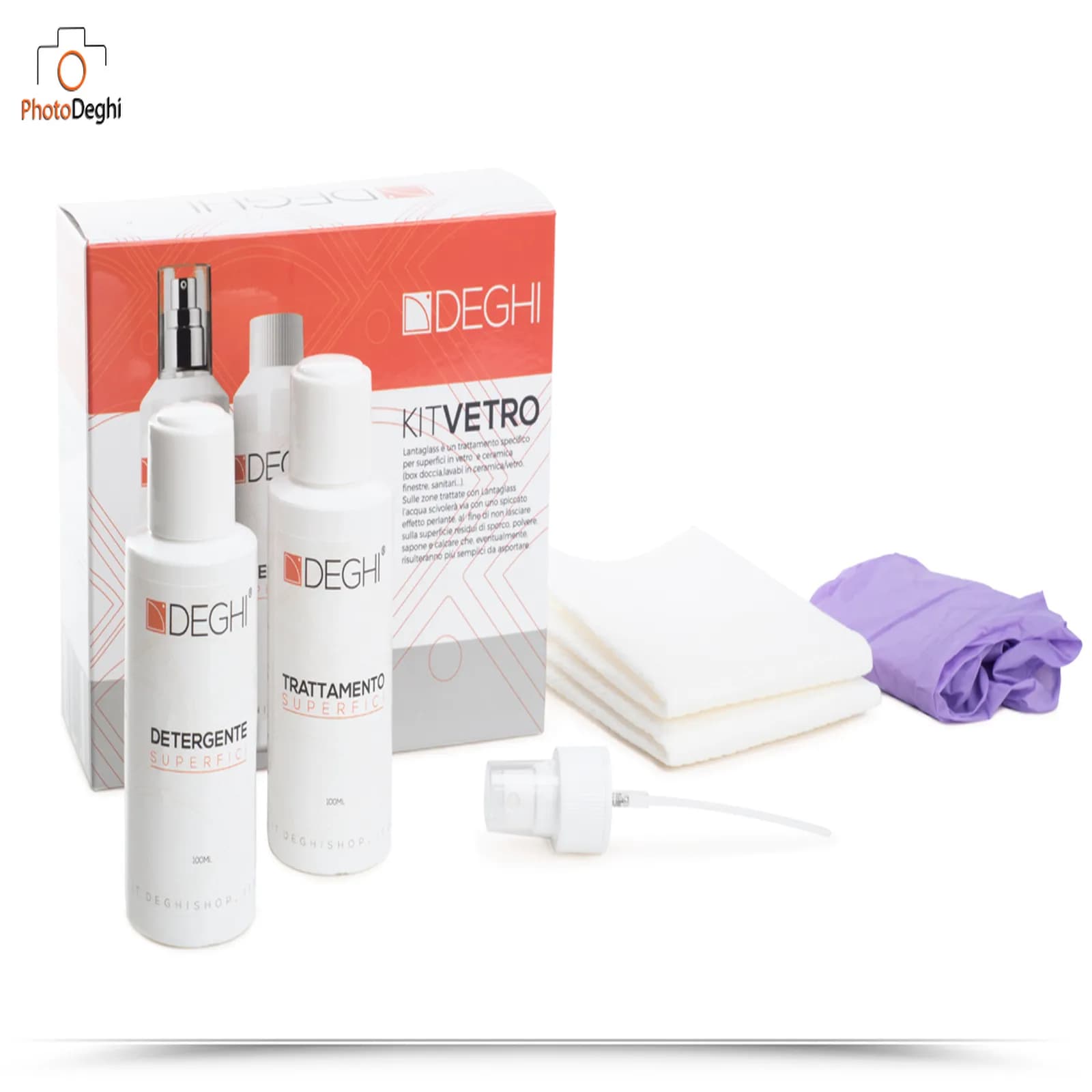 Trattamento anticalcare e ripristino in kit per box doccia