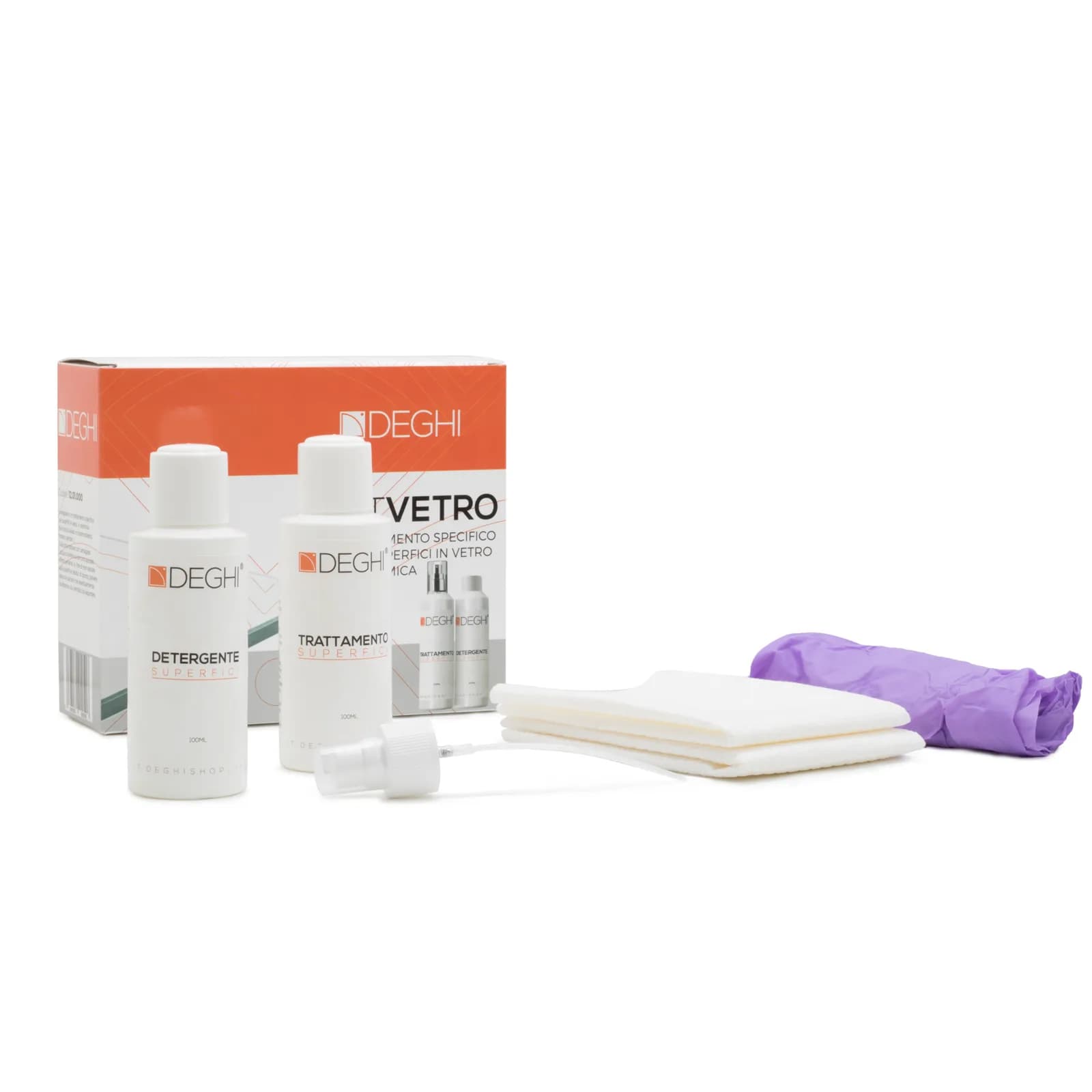 Trattamento anticalcare kit completo per lavabi in vetro