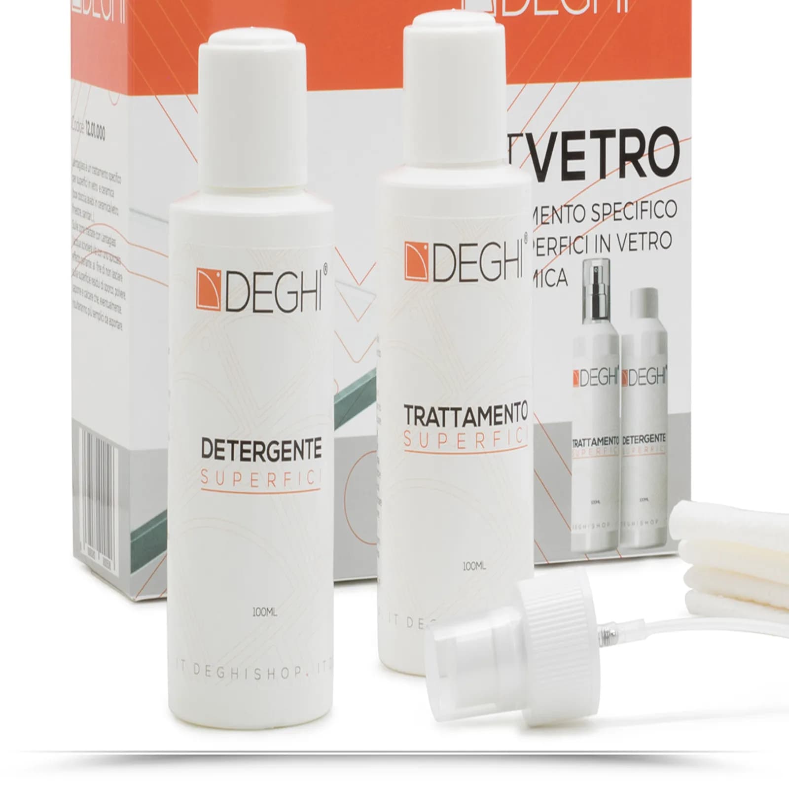 Trattamento anticalcare kit completo per lavabi in vetro