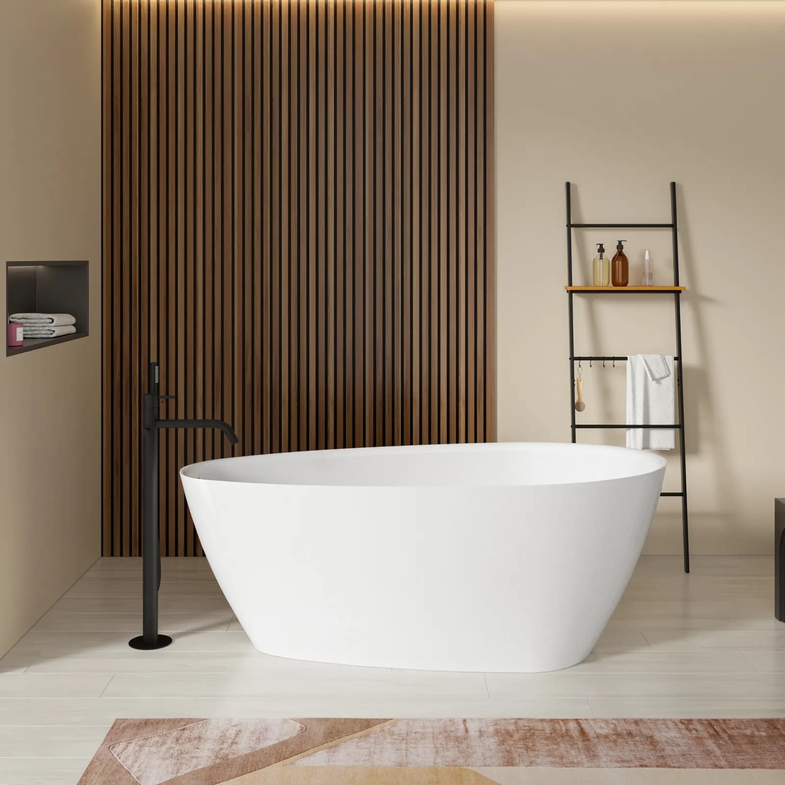 Vasca freestanding 170x65 h cm in acrilico - Melanesia