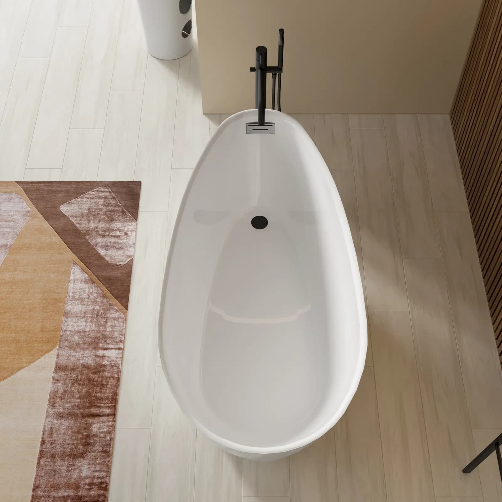 Vasca freestanding 170x65 h cm in acrilico - Melanesia