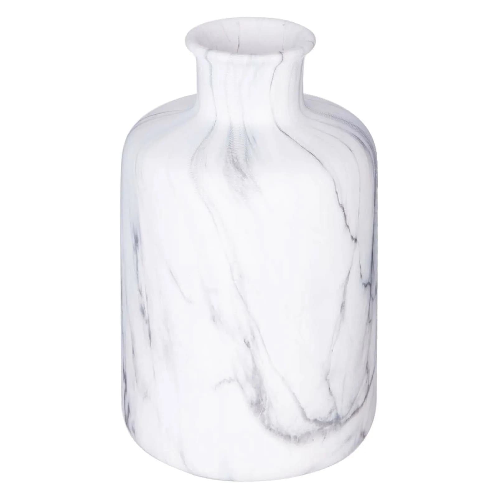 Vaso da interno 18h cm in ceramica effetto marmo
