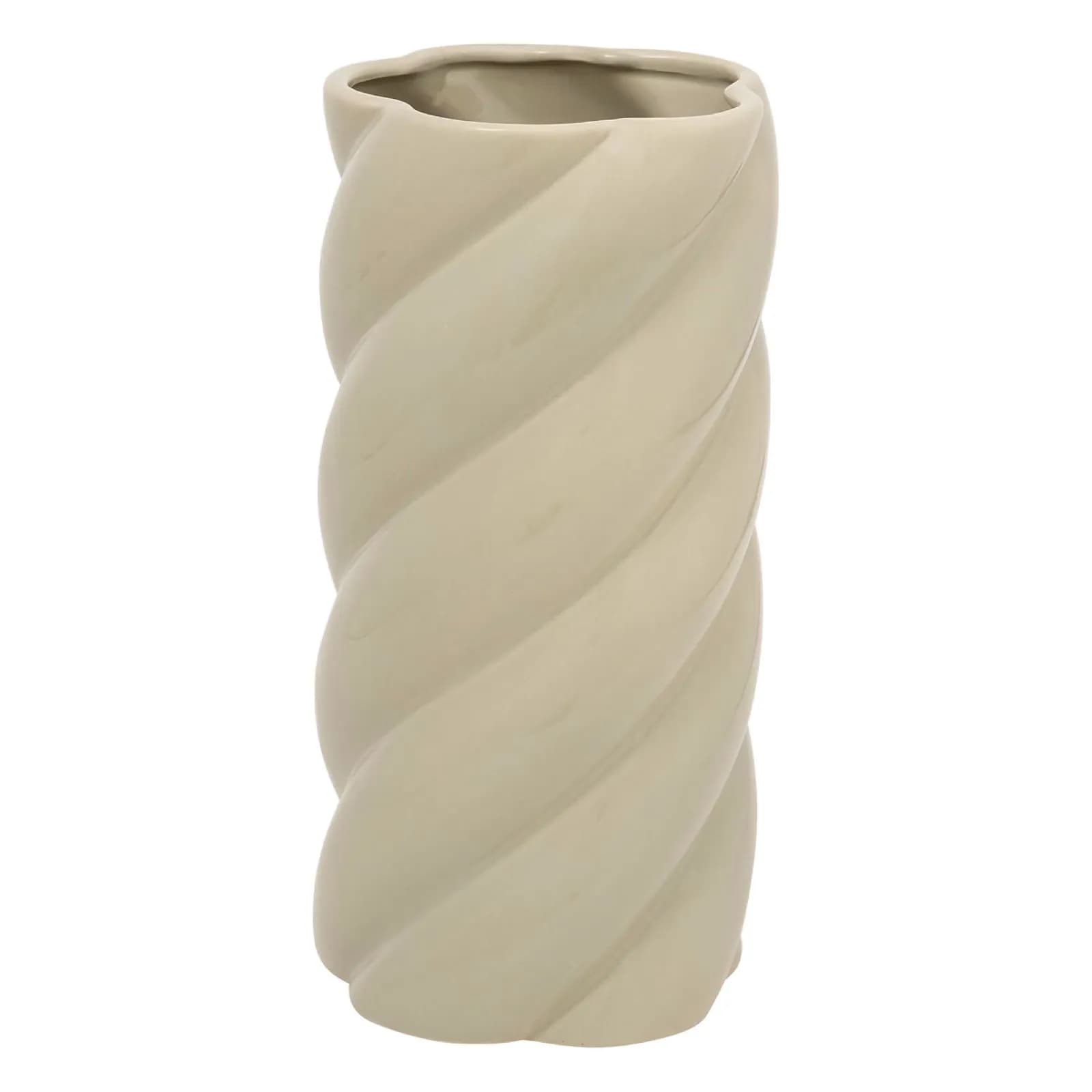 Vaso da interno 26h cm in ceramica verde chiaro
