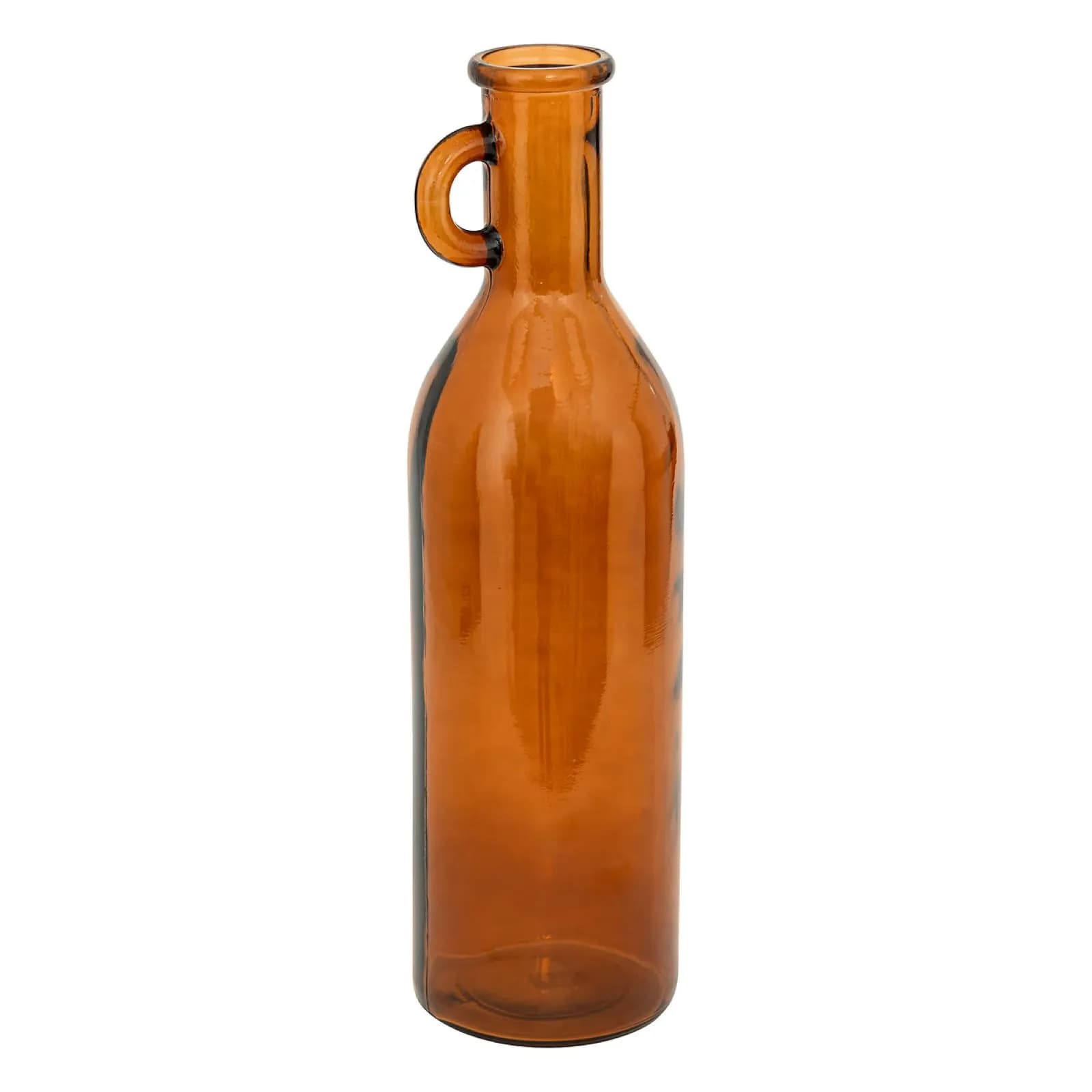 Vaso da interno 50h cm in vetro ambrato