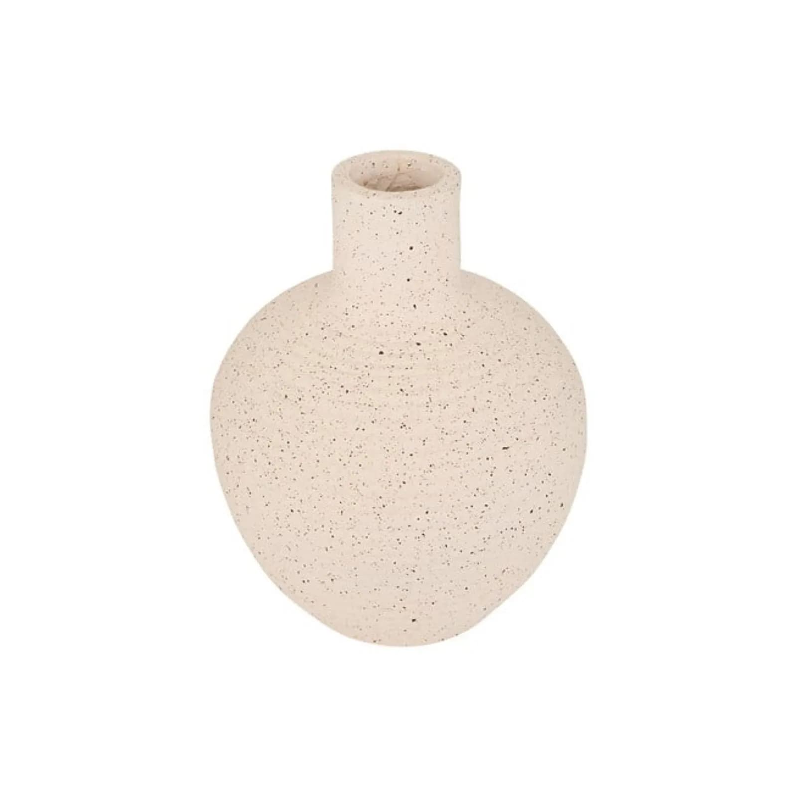 Vaso da interno o esterno 43h cm in ossido di magnesio beige