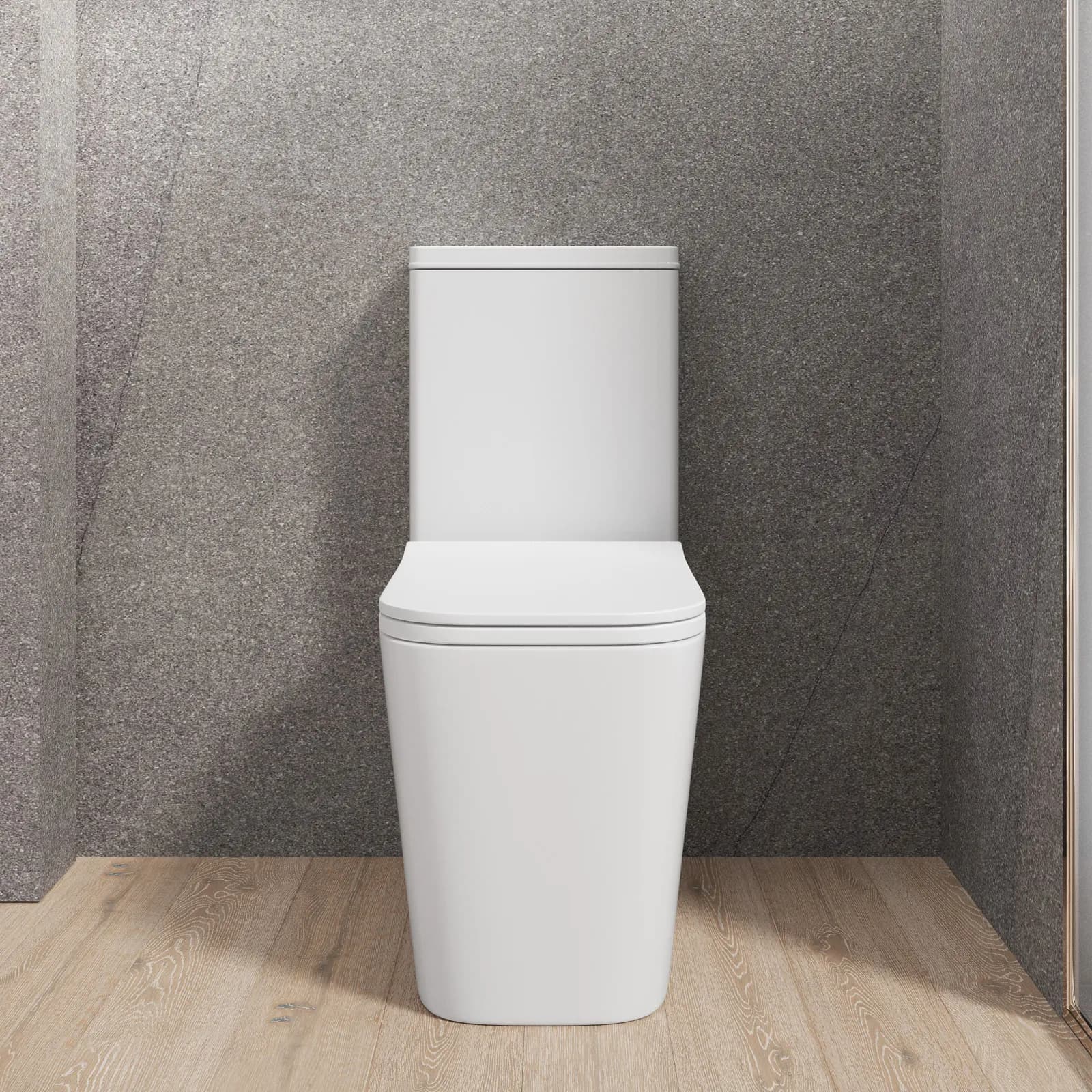 Vaso filomuro monoblocco con copriwc - Teo