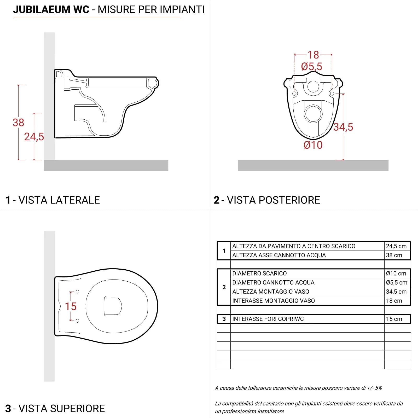 Vaso sospeso in ceramica serie Victorian Style Azzurra con coprivaso bianco