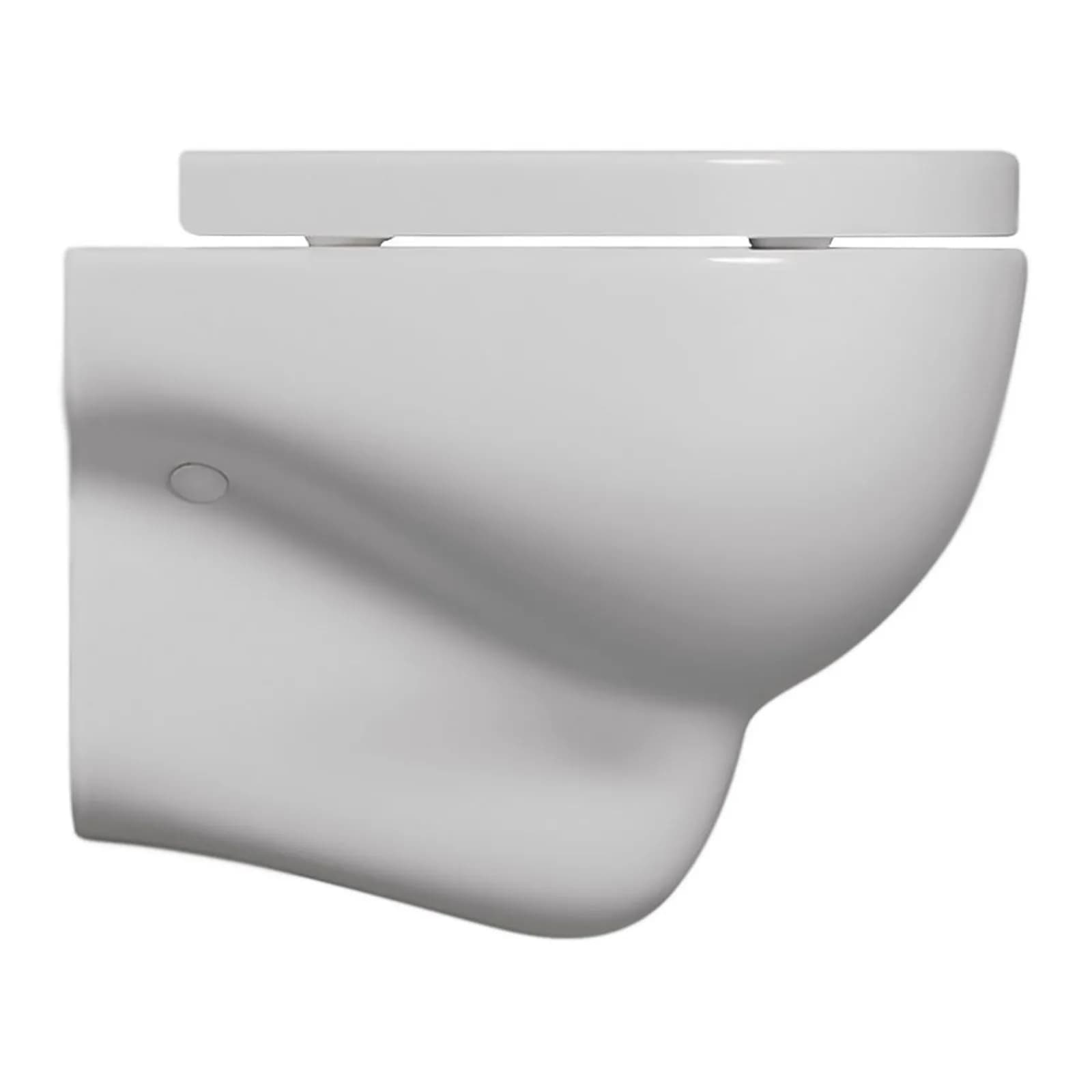 Vaso sospeso Mini Nuvola di AZZURRA 46 cm per piccoli spazi con sedile softclose