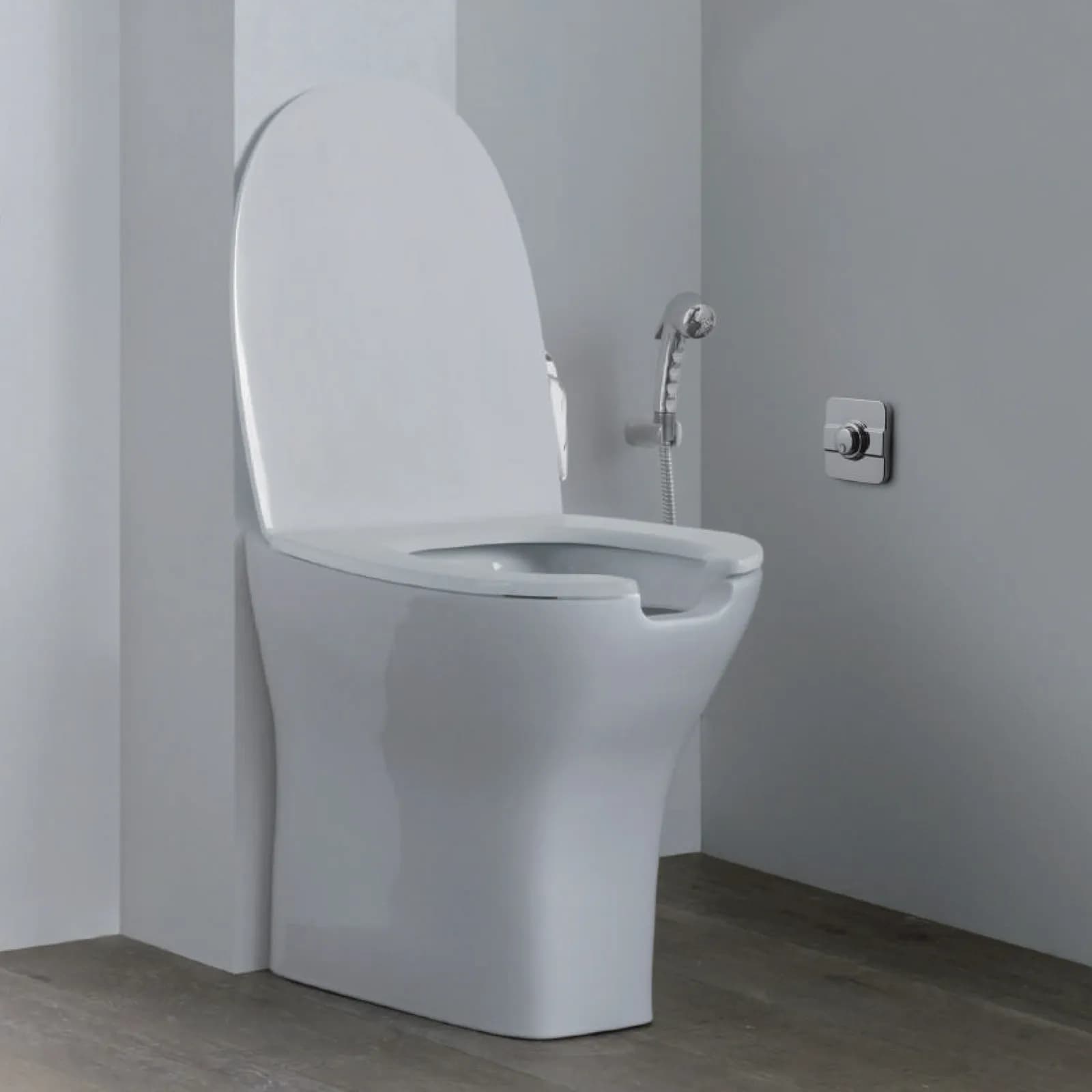 Wc filomuro Evolution di Sanitosco con apertura frontale accessibile con sedile copriwc
