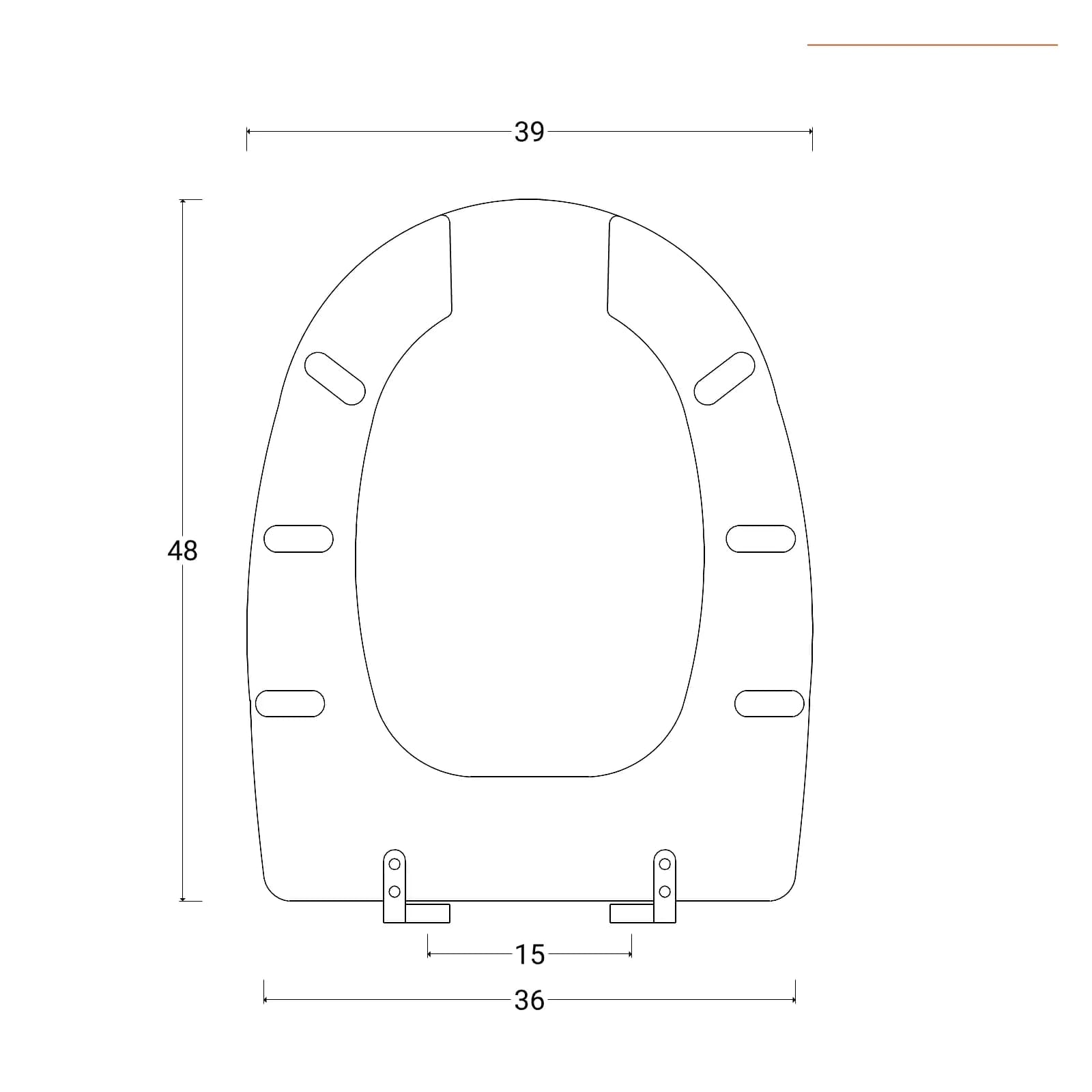 Wc filomuro Evolution Mini di Sanitosco con apertura frontale accessibile con sedile copriwc